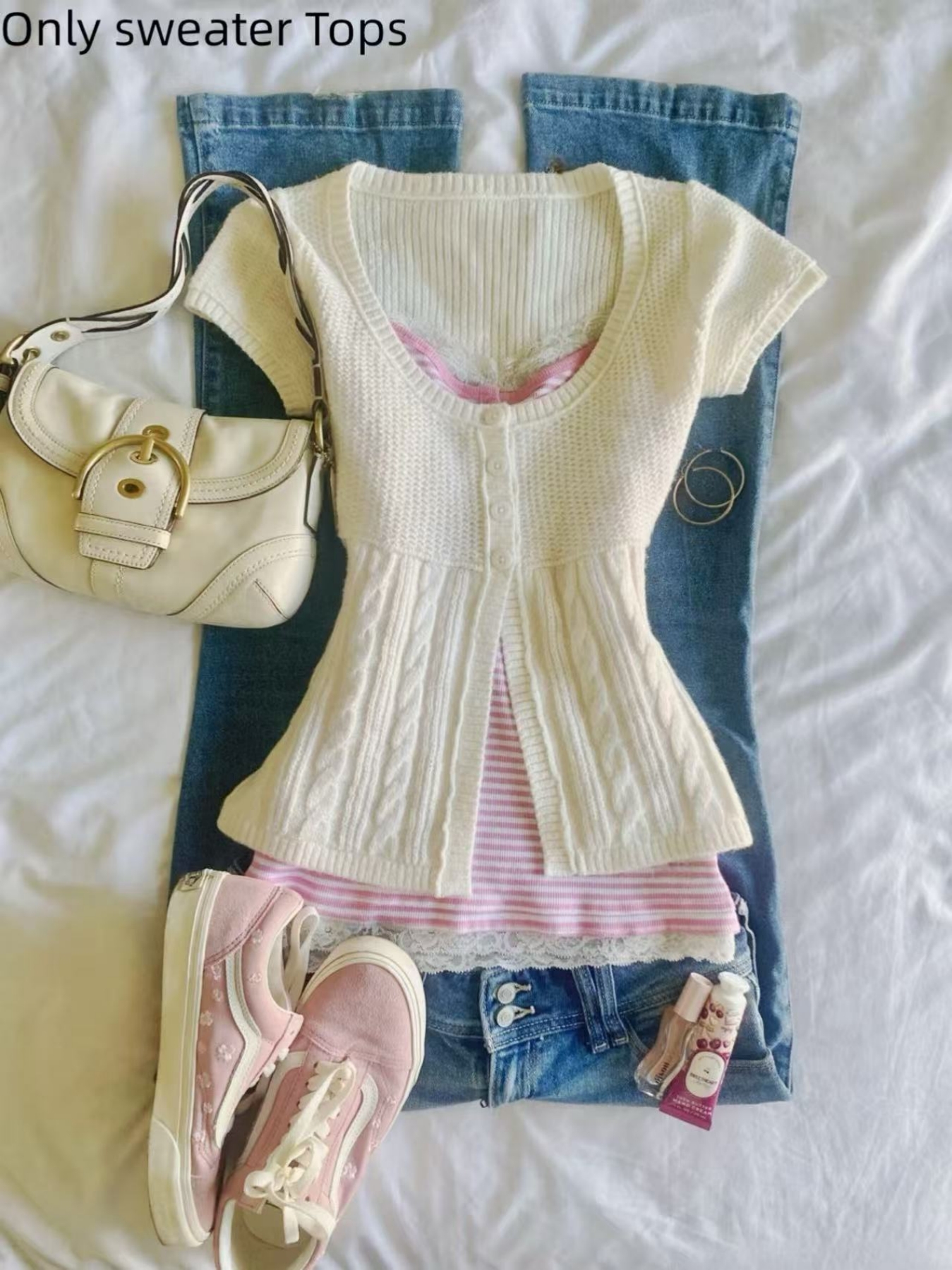 Crochet Top Boho - Женский вязаный кардиган в стиле бохо