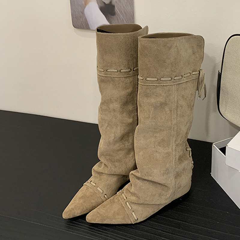 Vintage And Modern Fashion - Liyke модный дизайн, сапоги до колена