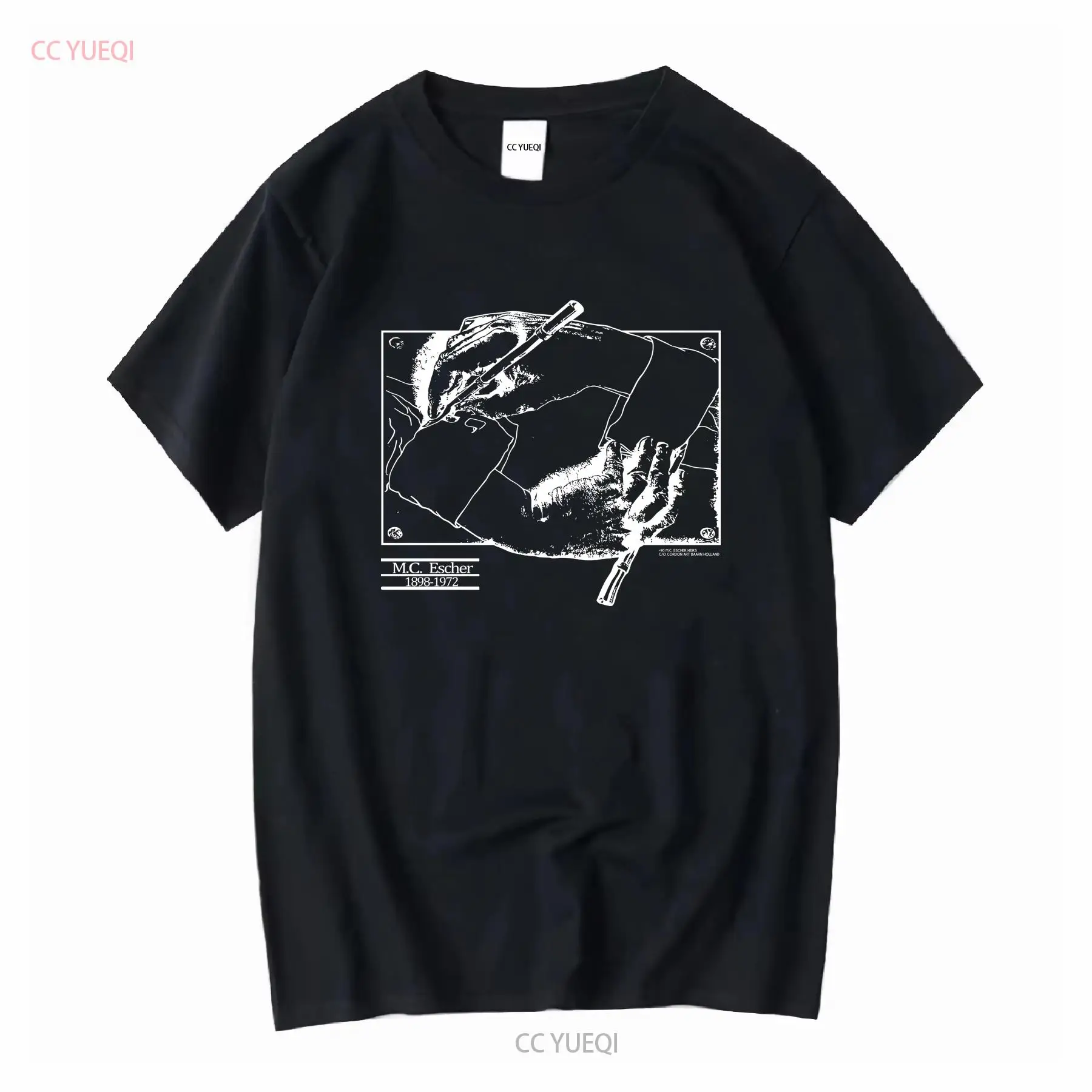 Vintage Fashion Art - Винтажная футболка MC Escher 1990, мужская