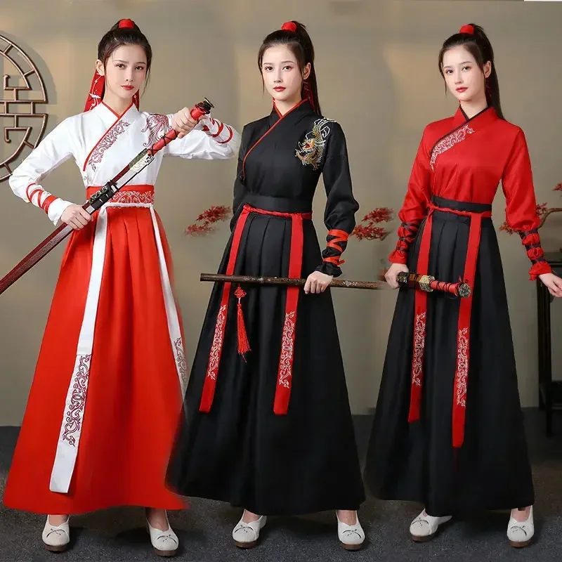 Vintage Fashion In Chinese - Современный женский комплект Ханьфу: топ и