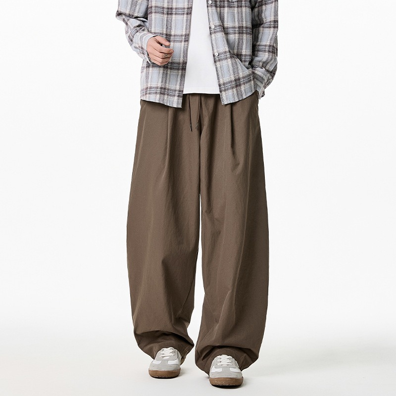 Wide Leg Trouser 70S - Мужские повседневные широкие брюки на весну-осень