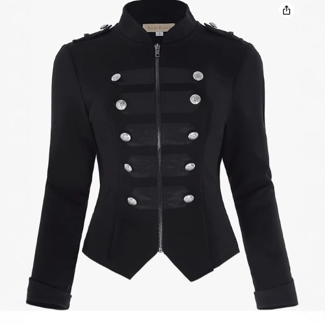 Vintage Victorian Fashion - Женская куртка в готическом стиле в