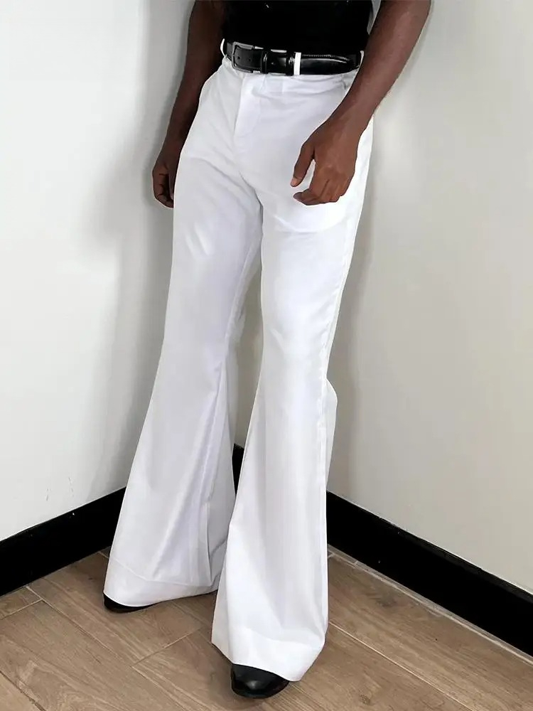 Wide Leg Trouser 70S - Стильные мужские брюки-клеш с расклешенным низом,