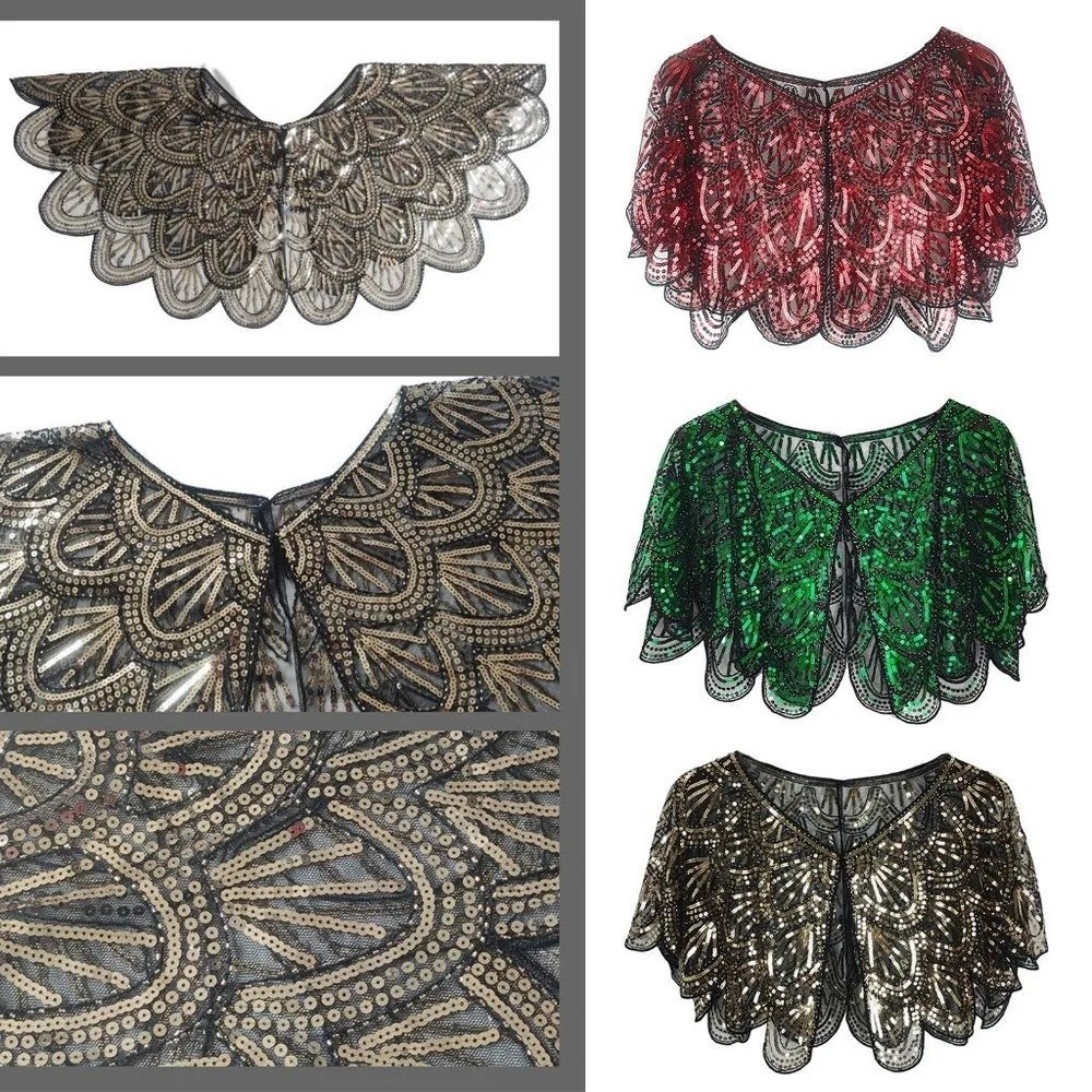 Vintage Fashion Art - Вечерняя накидка в стиле ар-деко с