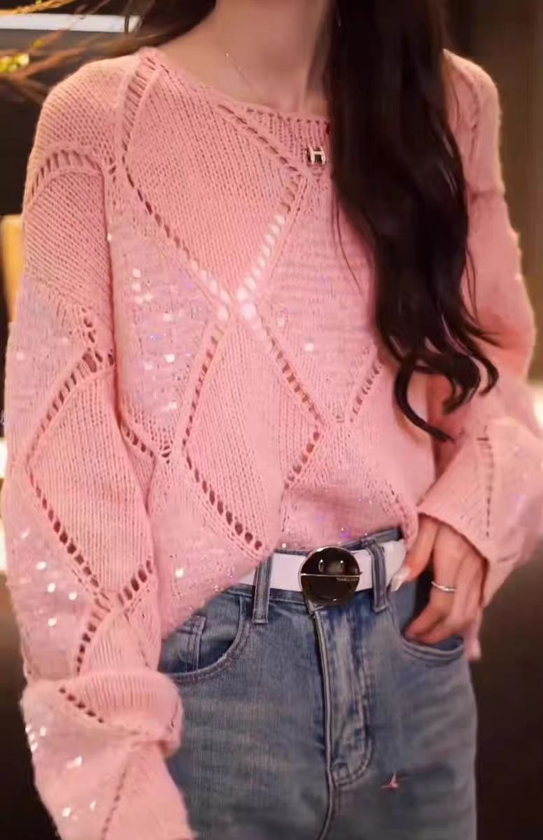 Crochet Top Boho - Женский шикарный свитер в стиле бохо