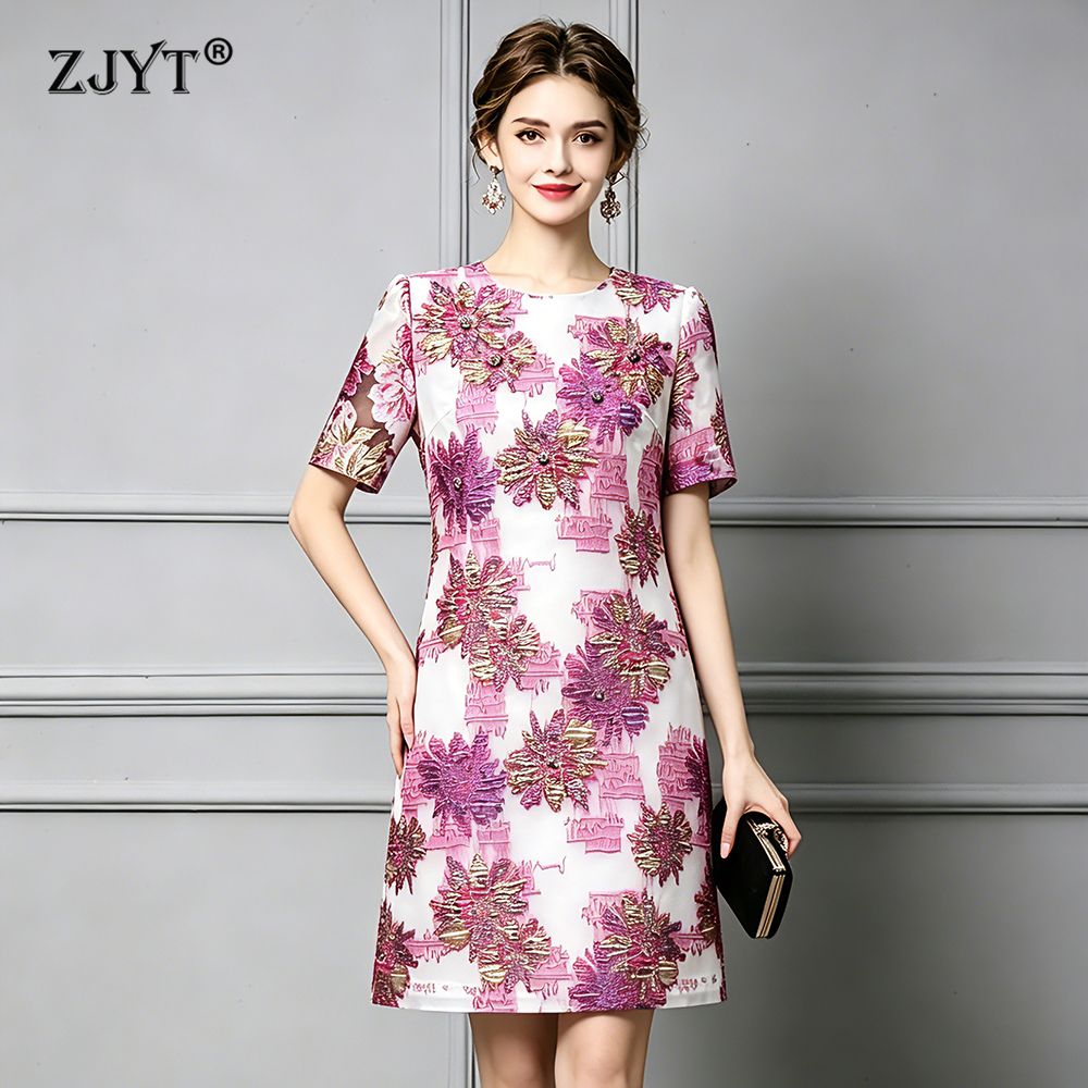 Vintage Fashion Runway - Элегантные роскошные летние платья ZJYT для
