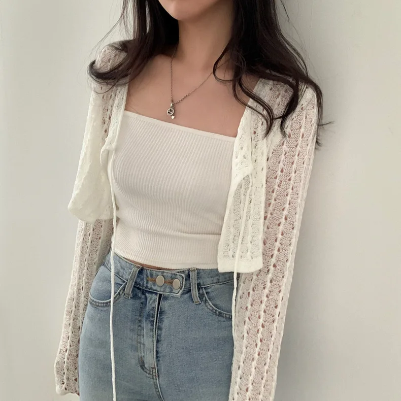 Женский укороченный кардиган с – обзор и цена Crochet Top Boho