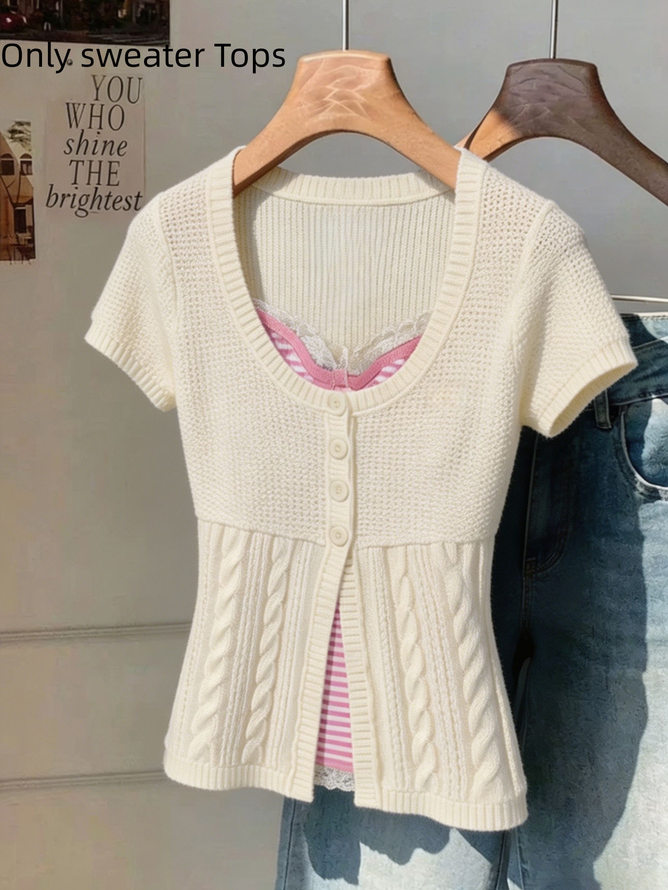 Женский вязаный кардиган в сти – обзор и цена Crochet Top Boho