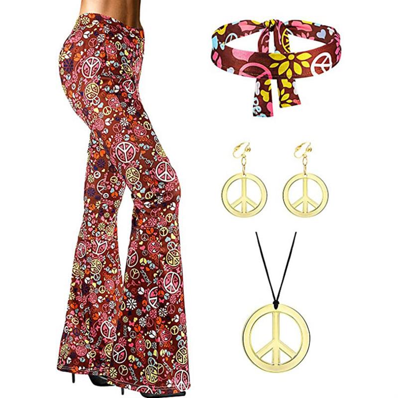 Брюки-клеш с богемным принтом, – обзор и цена Wide Leg Trouser 70S