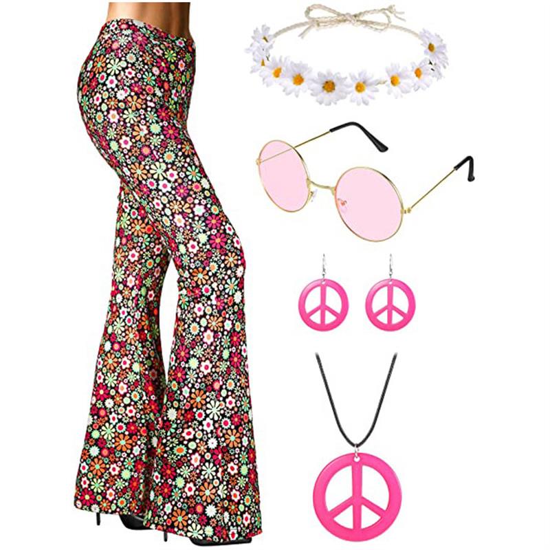 Брюки-клеш с богемным принтом, – обзор и цена Wide Leg Trouser 70S