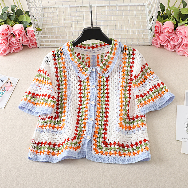 Вязаная рубашка на пуговицах д – обзор и цена Crochet Top Boho