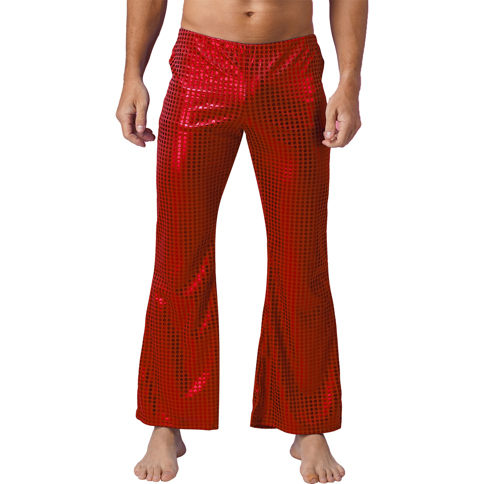 Мужские Блестящие Брюки в стил – обзор и цена Wide Leg Trouser 70S