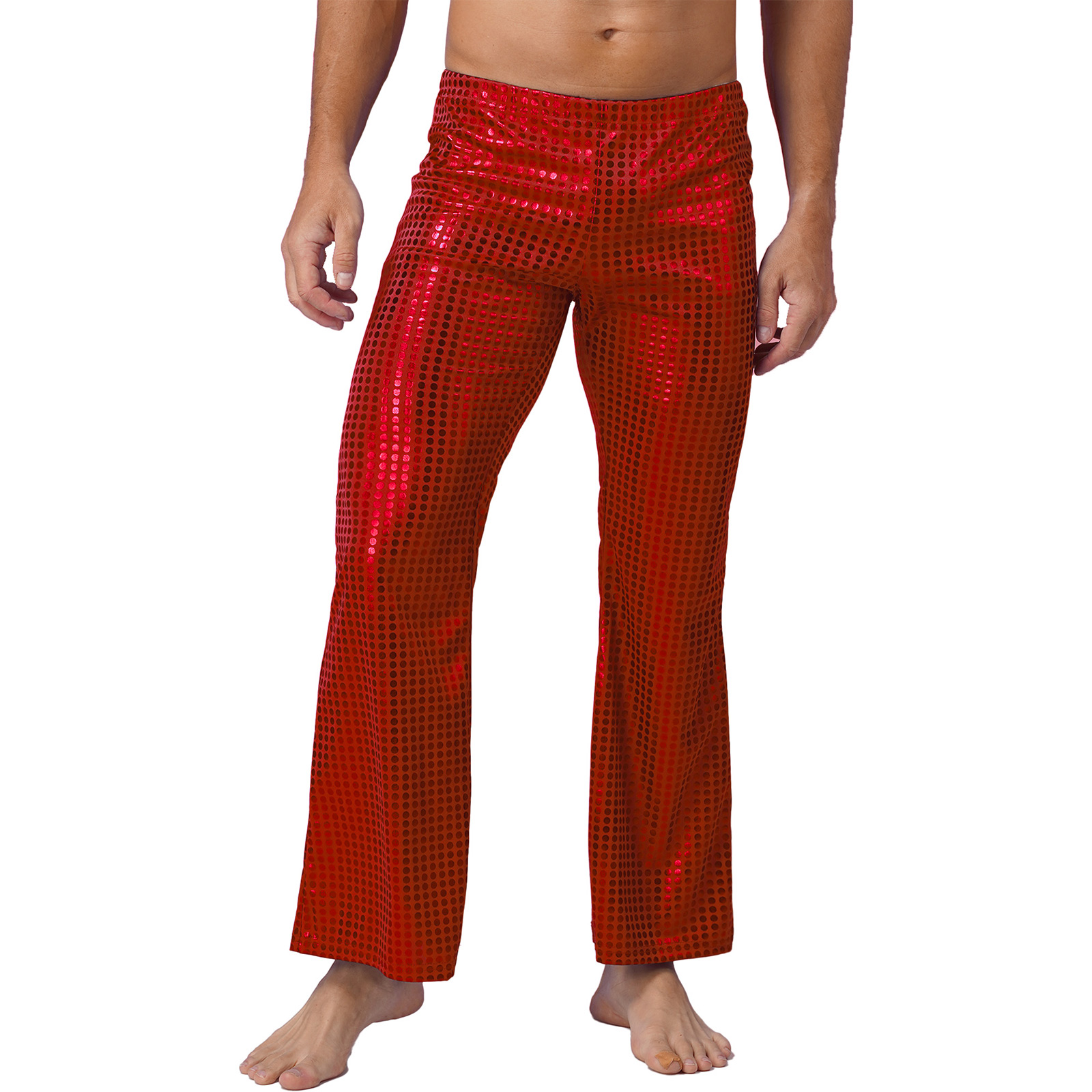 Мужские Блестящие Брюки в стил – обзор и цена Wide Leg Trouser 70S