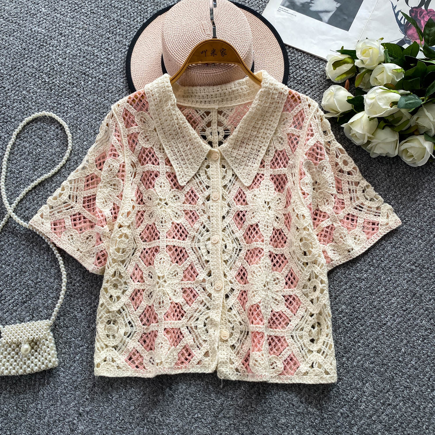 Вязаный крючком топ на пуговиц – обзор и цена Crochet Top Boho