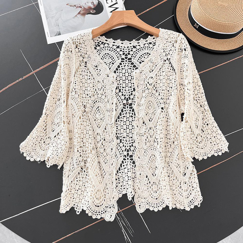 Вязаный крючком кардиган с отк – обзор и цена Crochet Top Boho