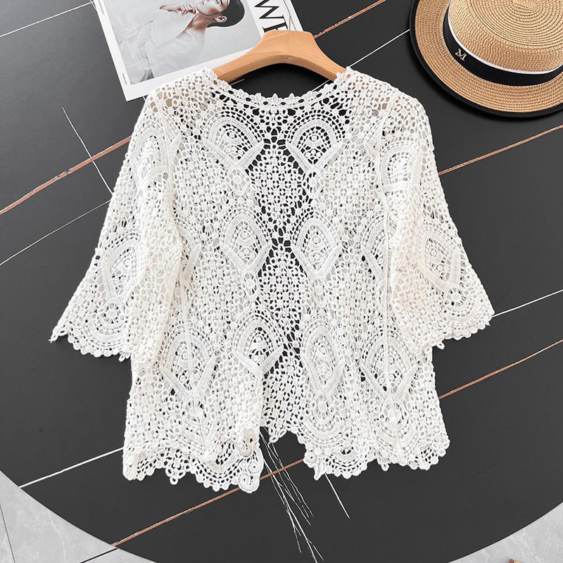Вязаный крючком кардиган с отк – обзор и цена Crochet Top Boho
