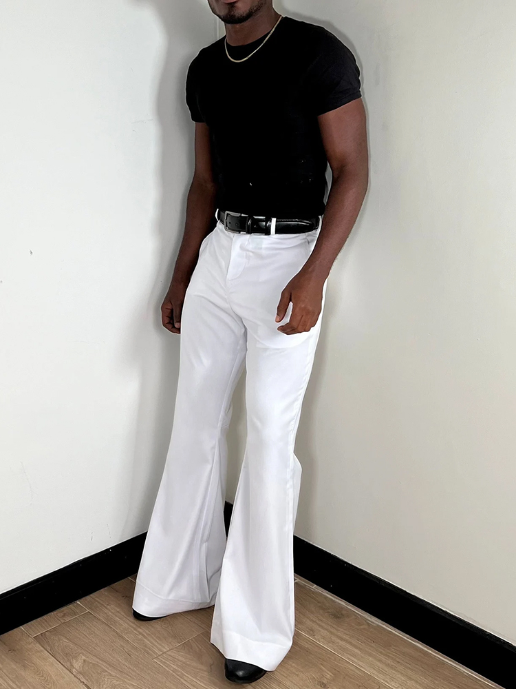 Стильные мужские брюки-клеш с  – обзор и цена Wide Leg Trouser 70S