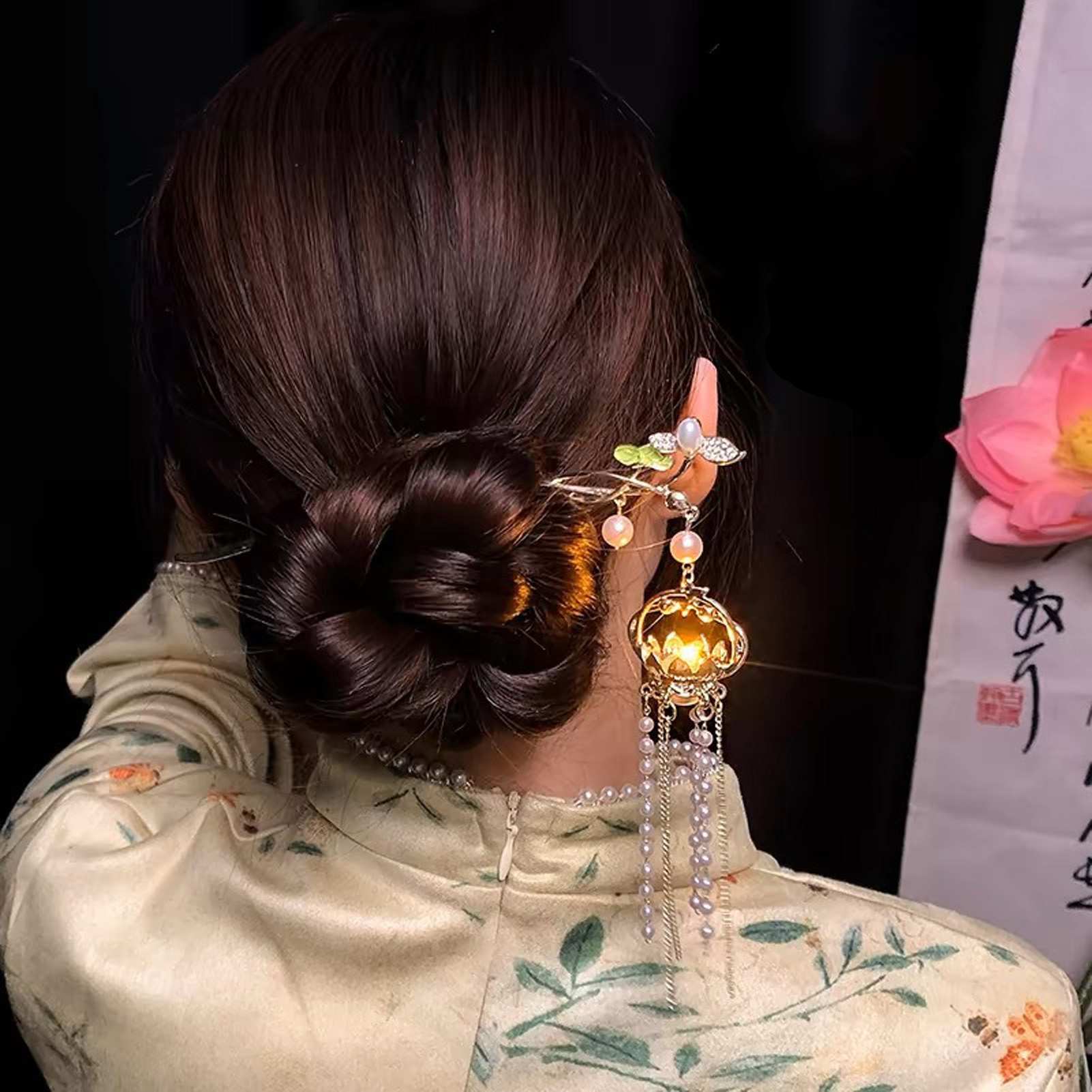 Светящаяся заколка для волос с – обзор и цена Vintage Fashion In Chinese