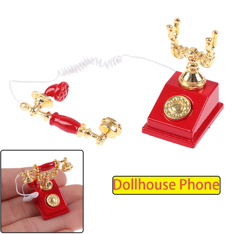 1:12 винтажный телефон, миниат – обзор и цена Vintage Fashion Houses