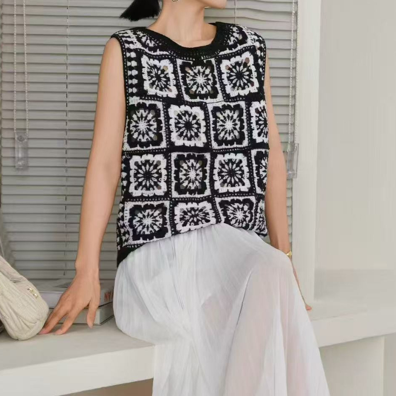 Вязаная крючком блузка без рук – обзор и цена Crochet Top Boho