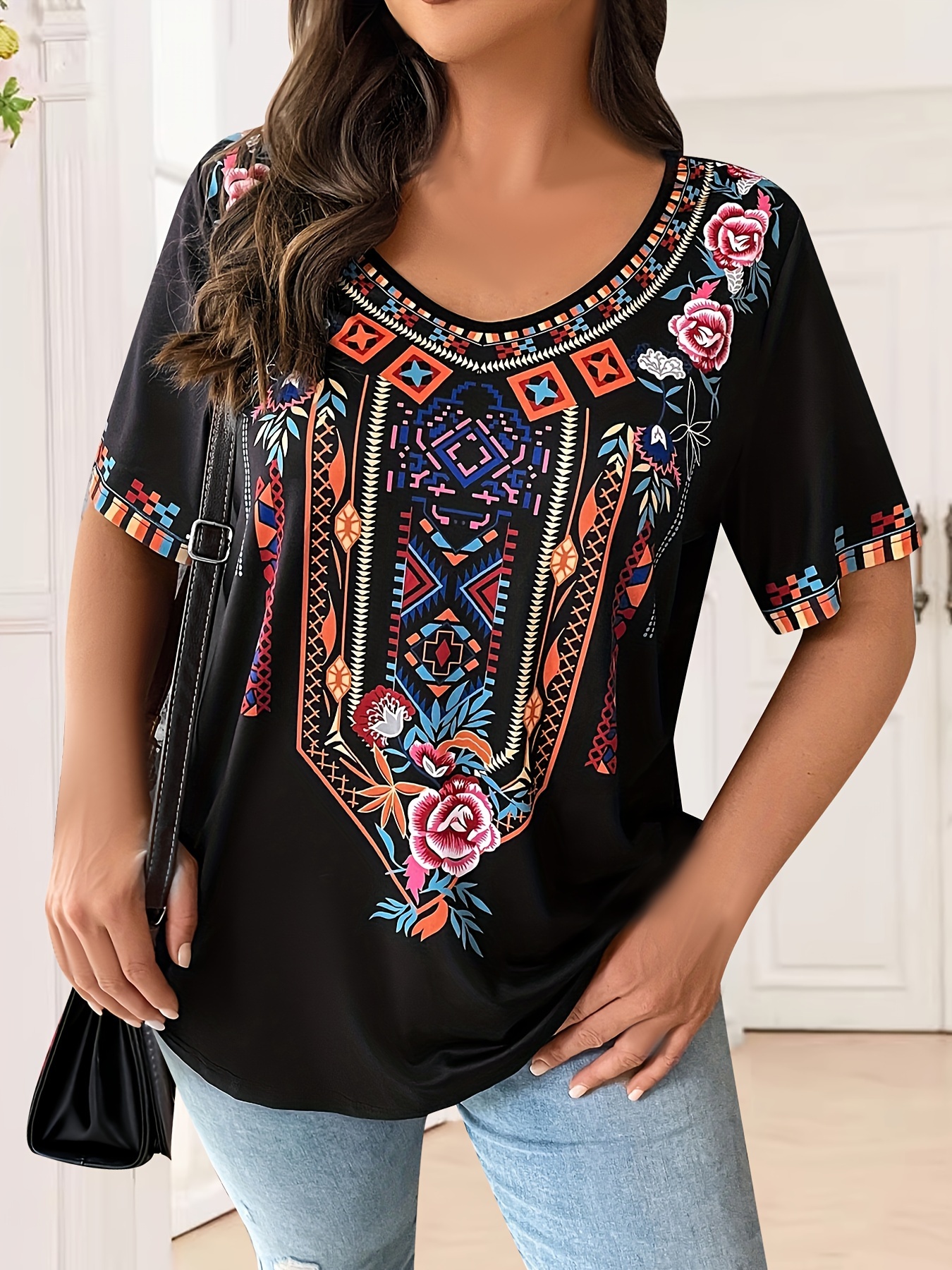 Женская футболка больших разме – обзор и цена Crochet Top Boho