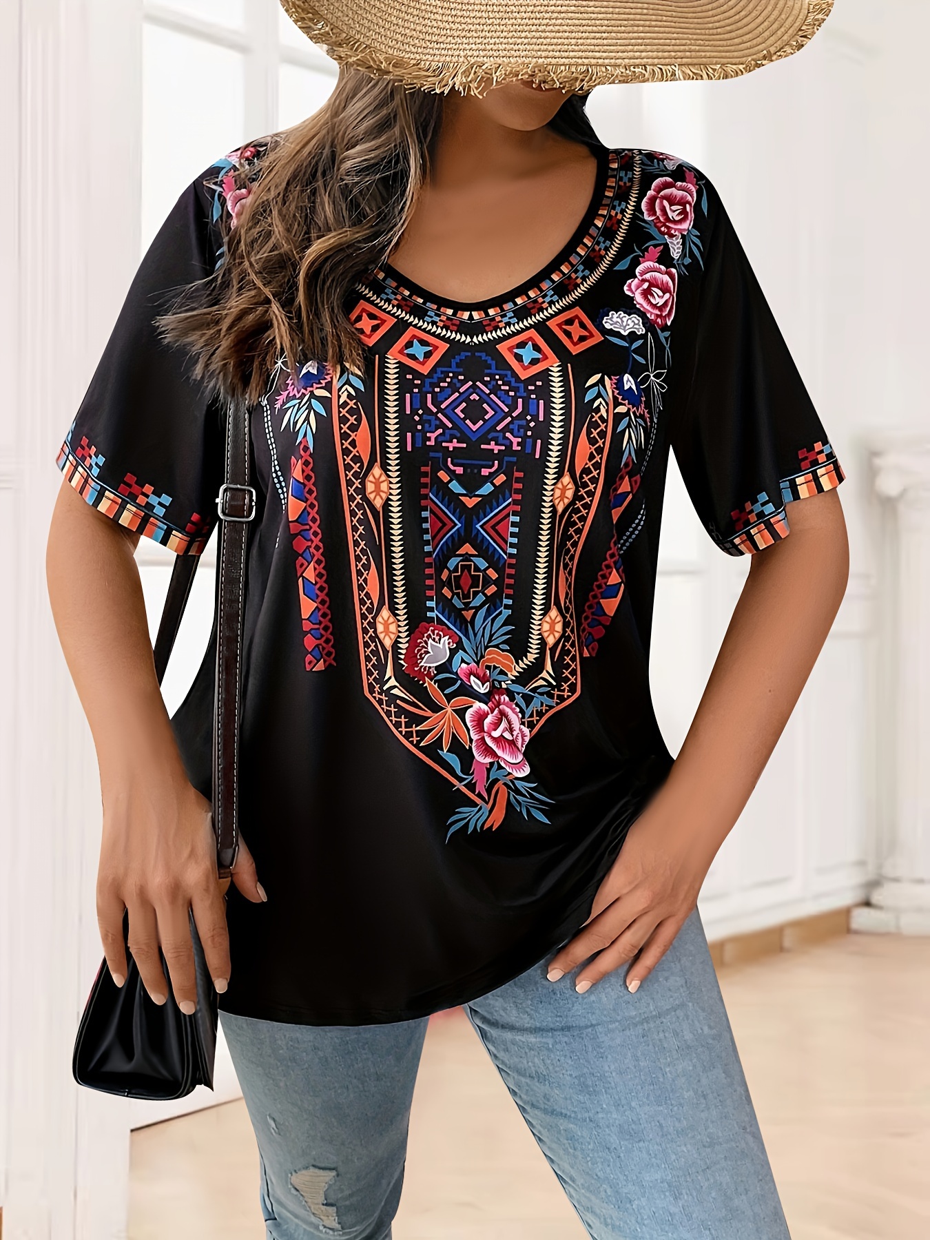 Женская футболка больших разме – обзор и цена Crochet Top Boho